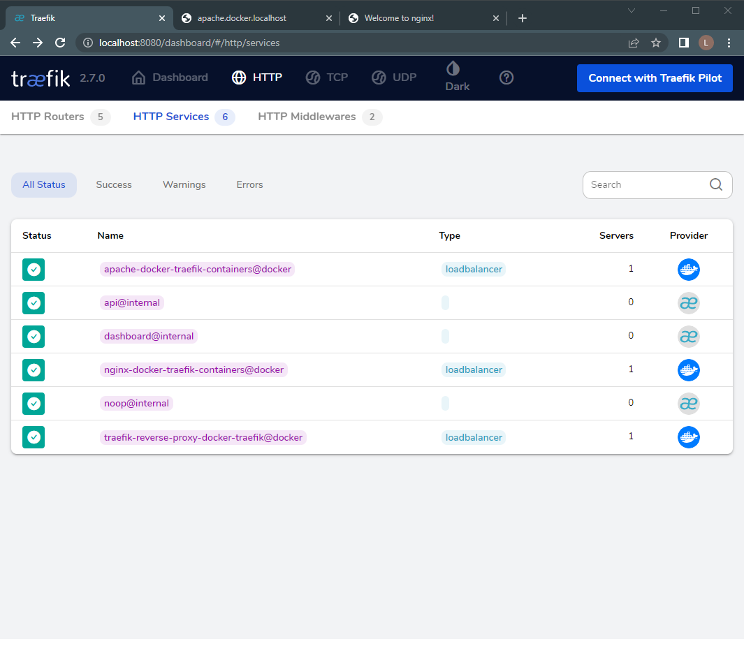 Traefik HTTP Services Interface